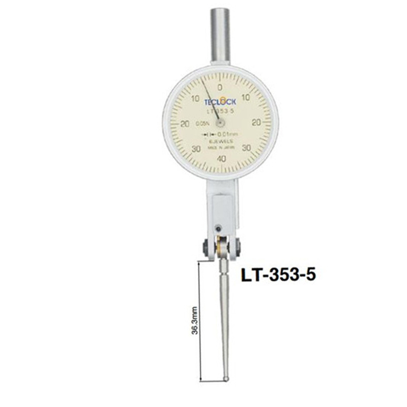 日本得樂(lè)TECLOCK杠桿百分表LT-353-5指針式百分表針盤式量表